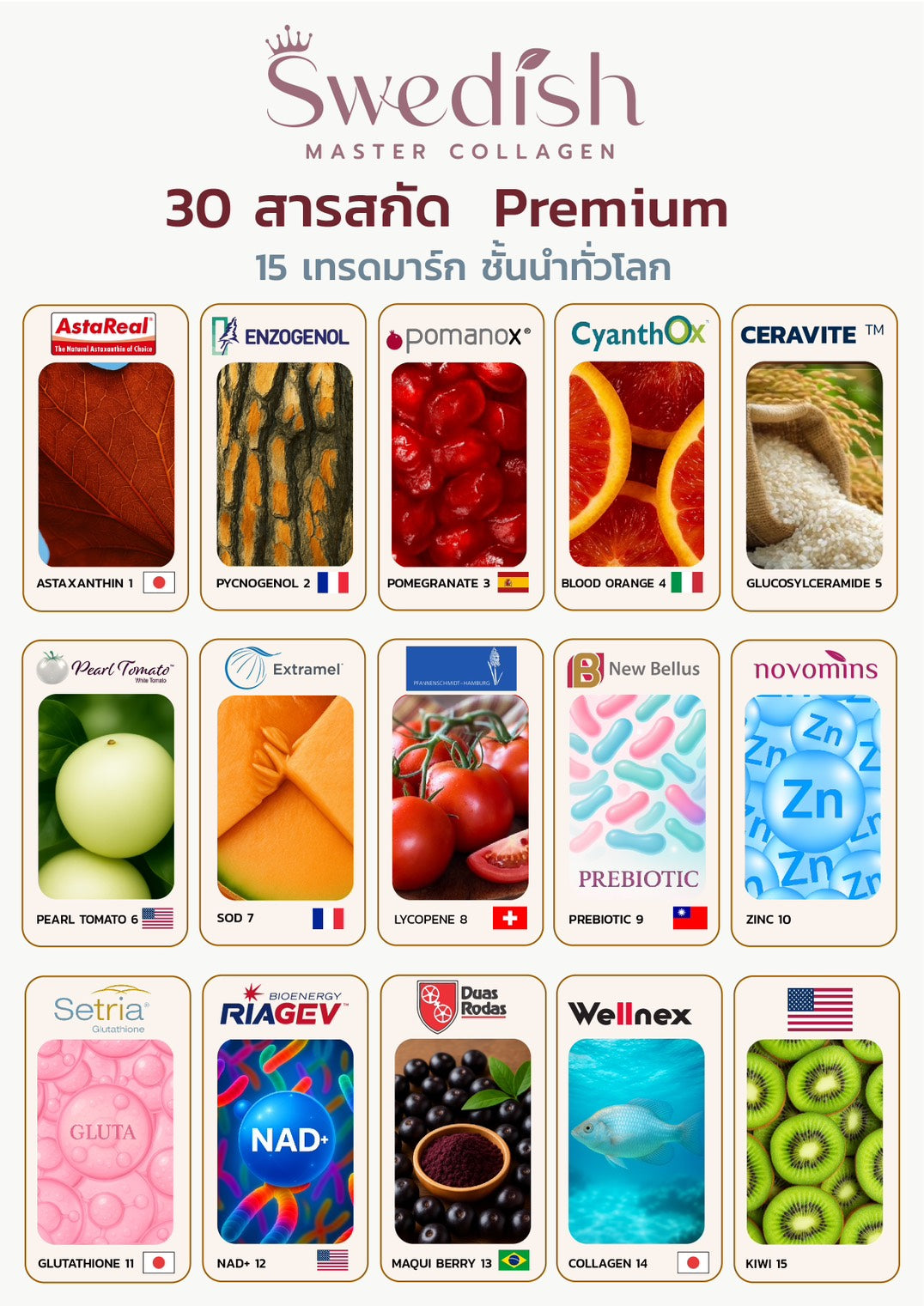 Swedish Master Collagen 4 กล่อง